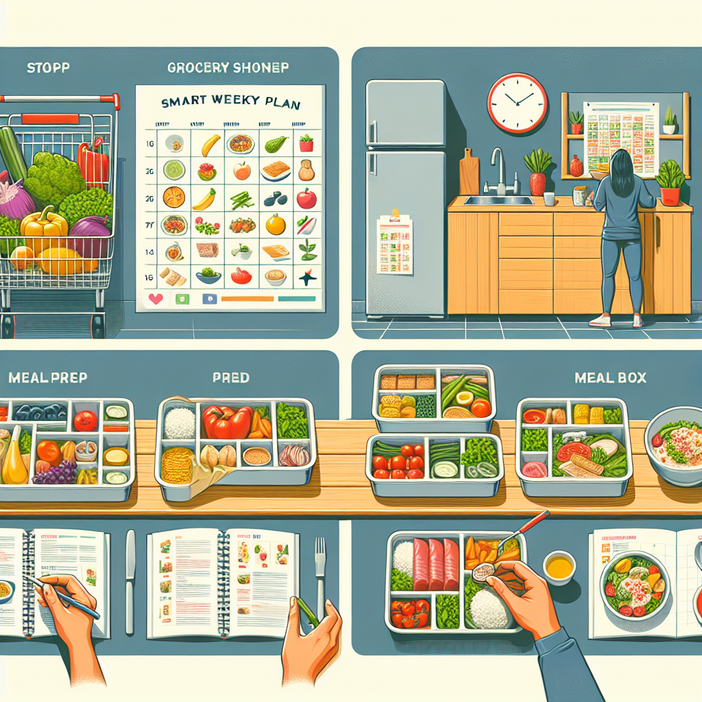 똑똑한 식단 관리: 주간 식사 계획 4단계 세우기